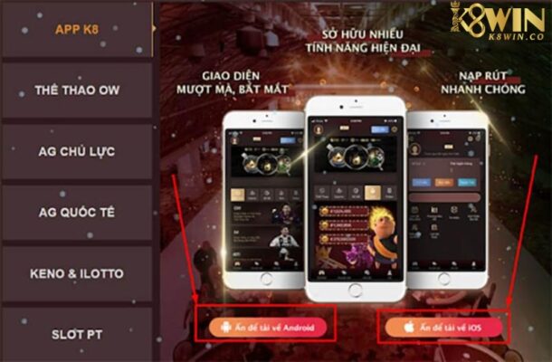 Ứng dụng app K8 được hiểu như thế nào?
